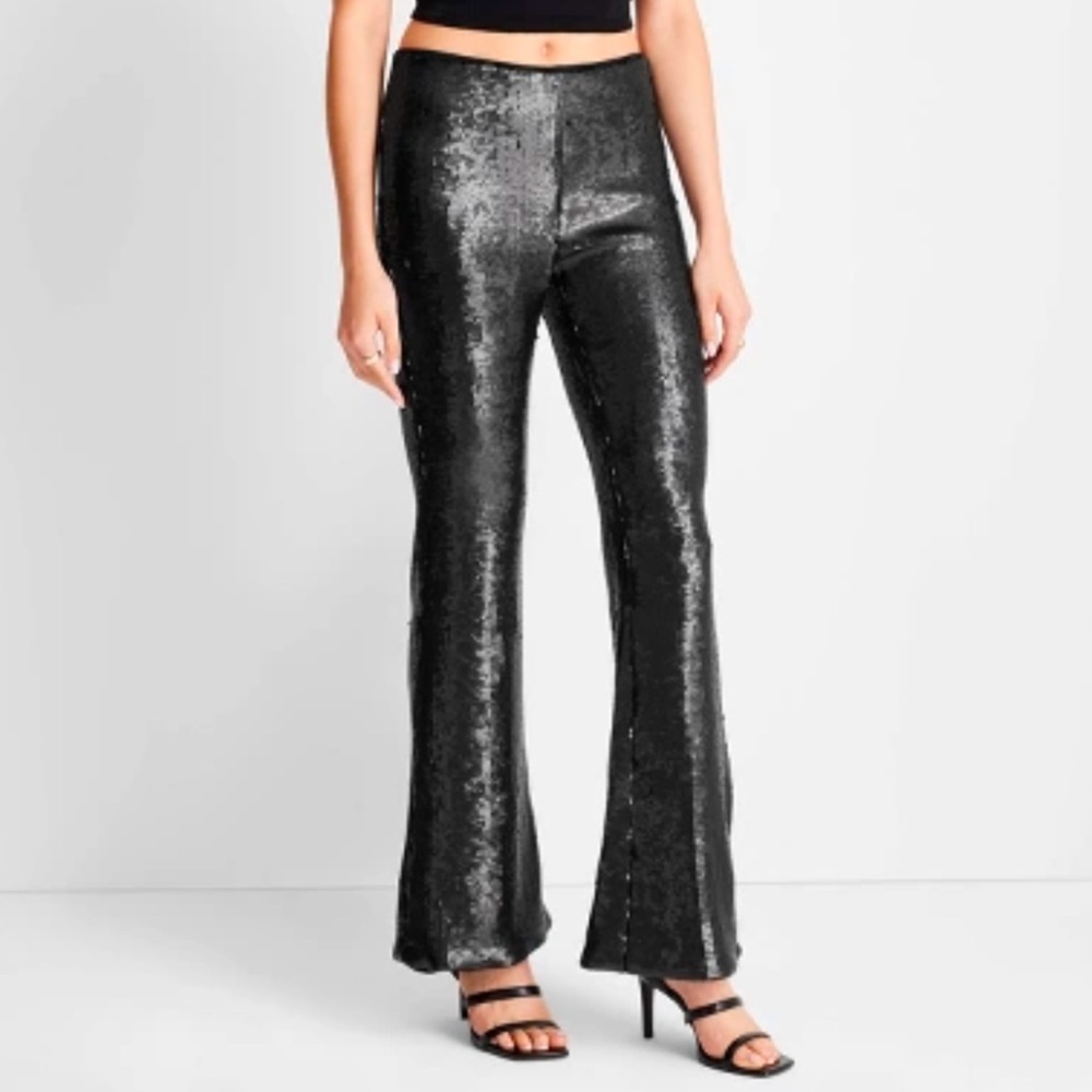Future Collective Sequin Flare Pant